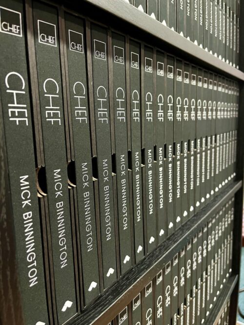 Signed Cook Book by Mick Binnington